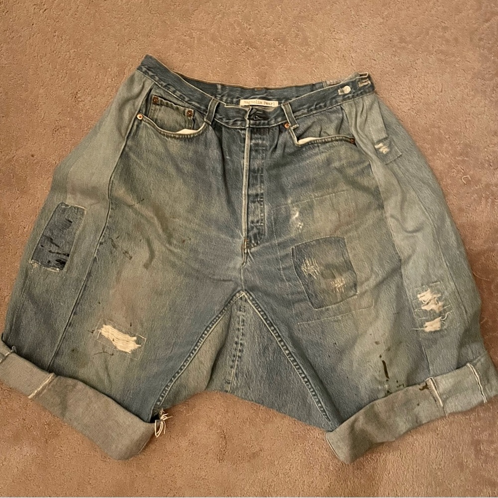 Magnolia Pearl Long Shorts